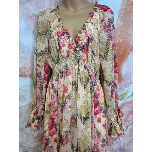 Free People Lena Midi Dress $198 - Picture 4 of 6